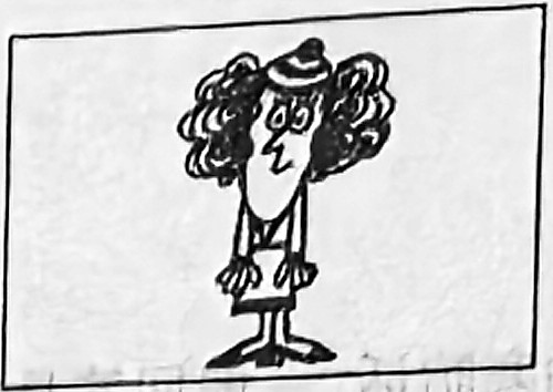 A thin woman standing with her hands on her hips.