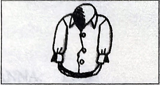 A shirt; the printed colour cue is white.
