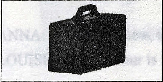 A case; the printed colour cue is brown.