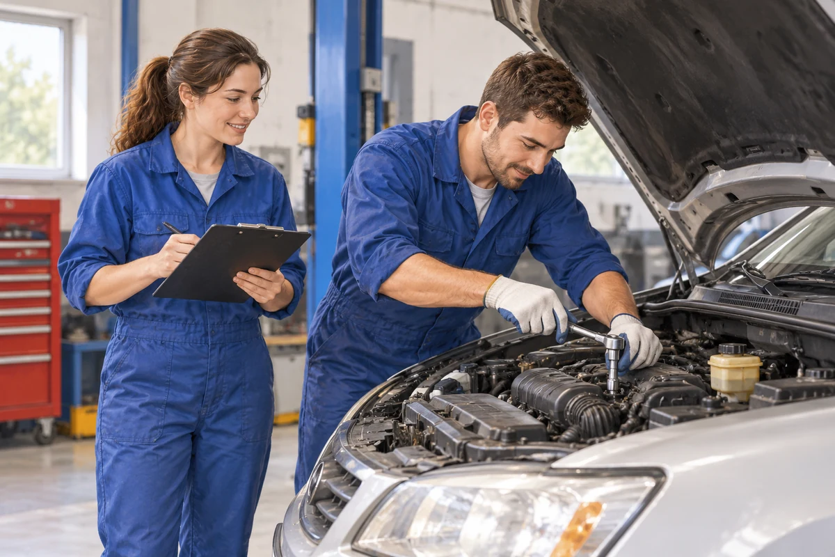 Two mechanics.