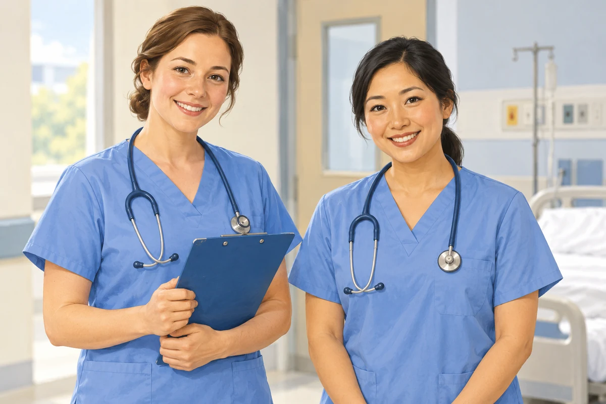Two nurses.