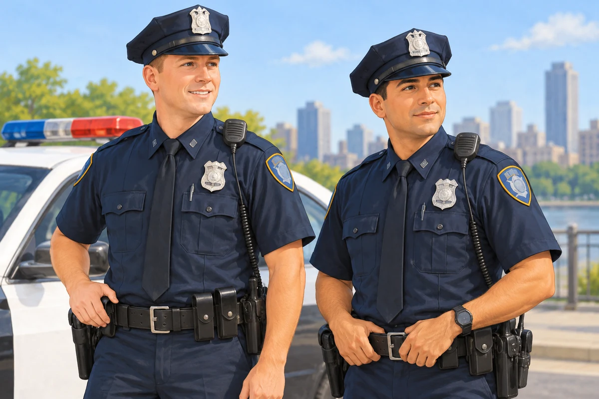 Two policemen.