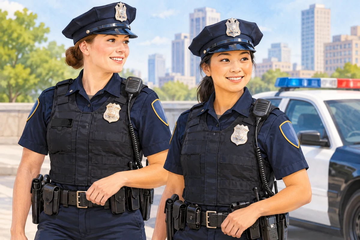 Two policewomen.