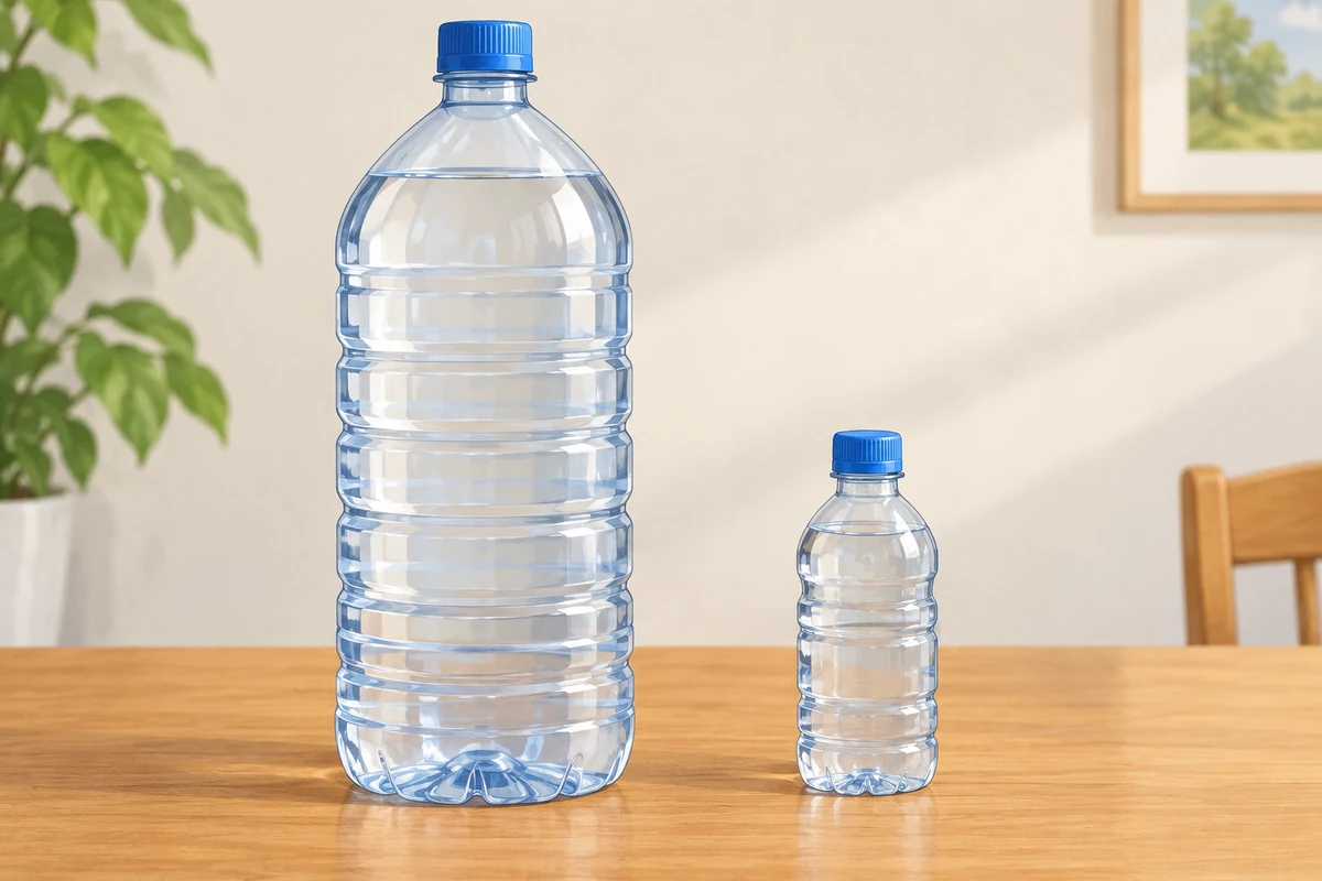 A large bottle.