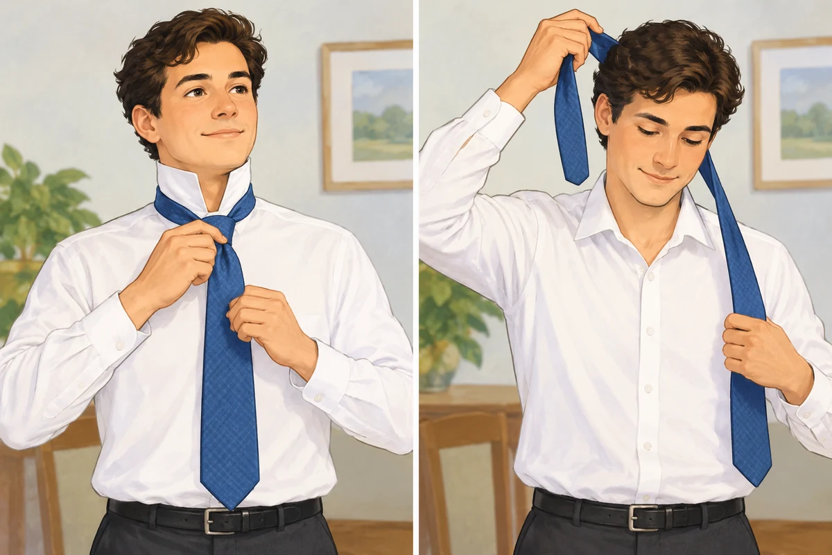 Tie for an imperative exercise.
