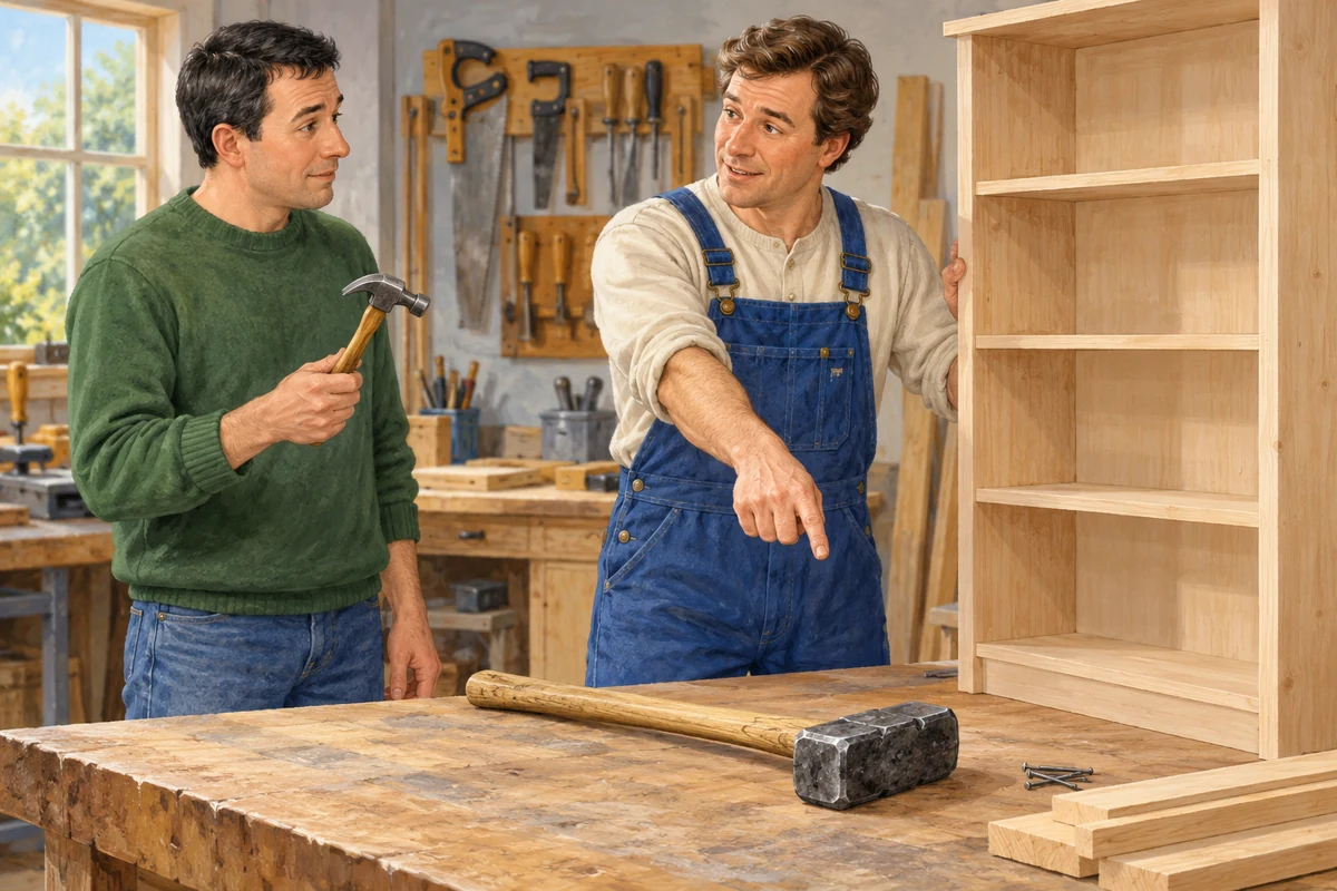 George asks for the big hammer.