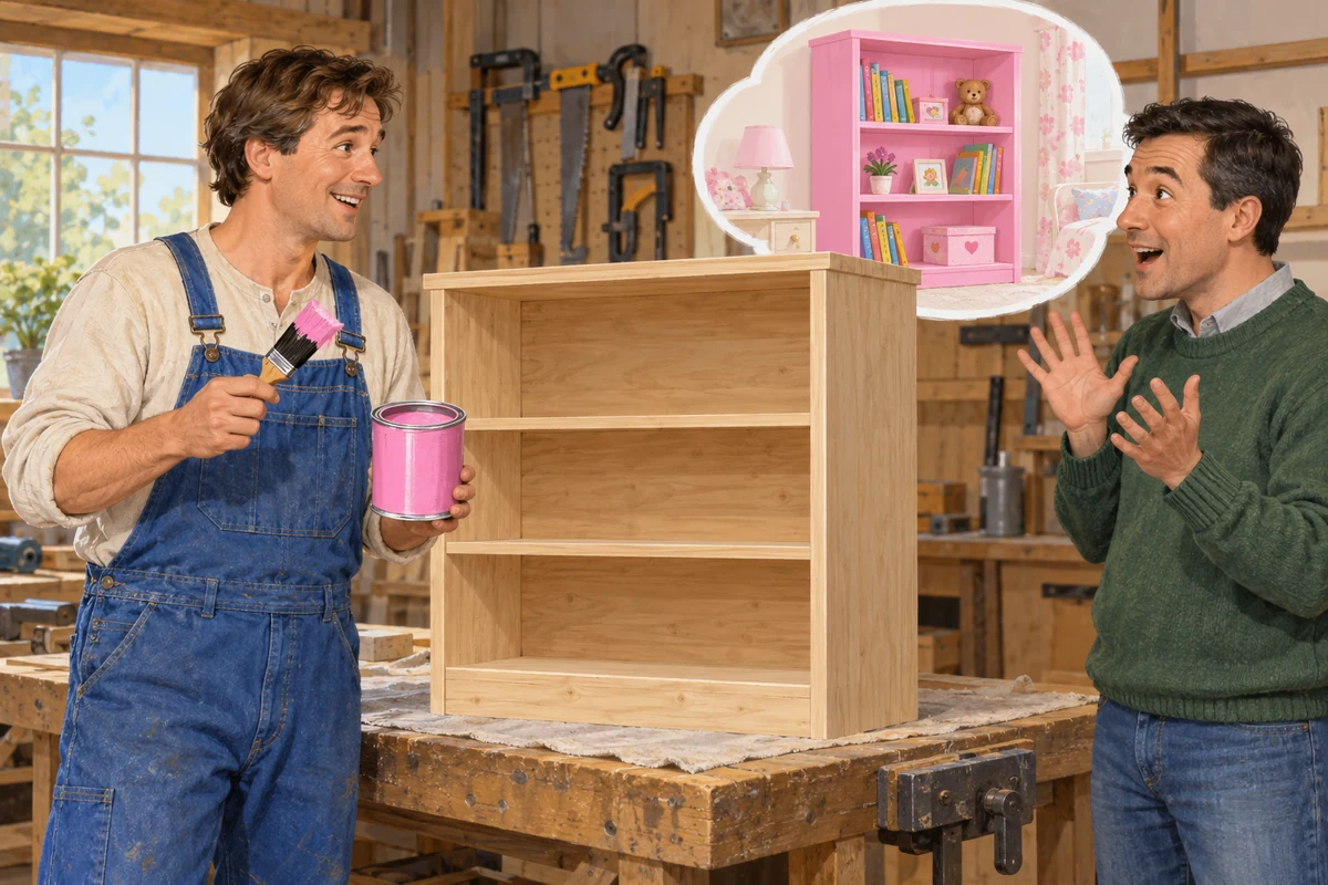 George says he will paint it pink.