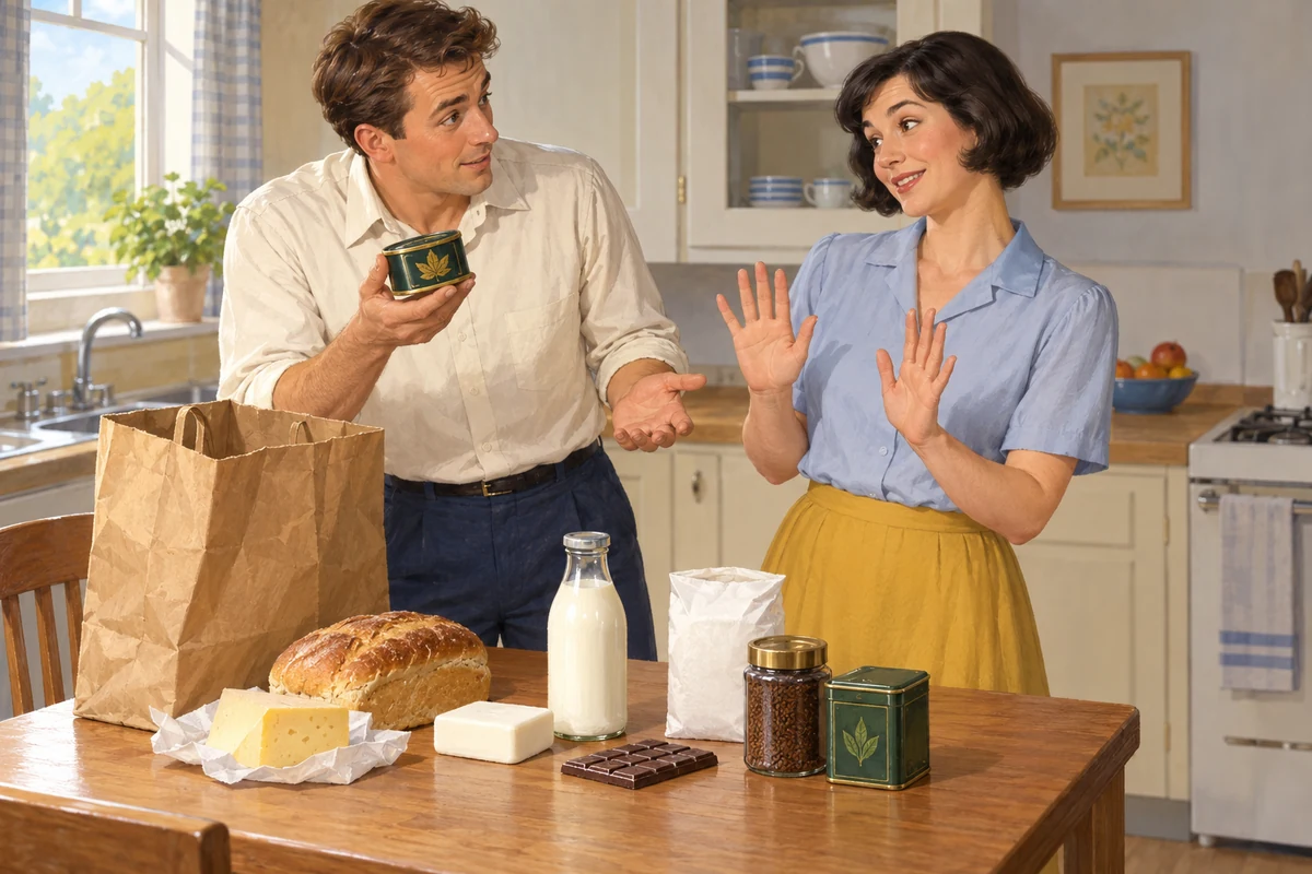 Sam asks about the tin of tobacco.