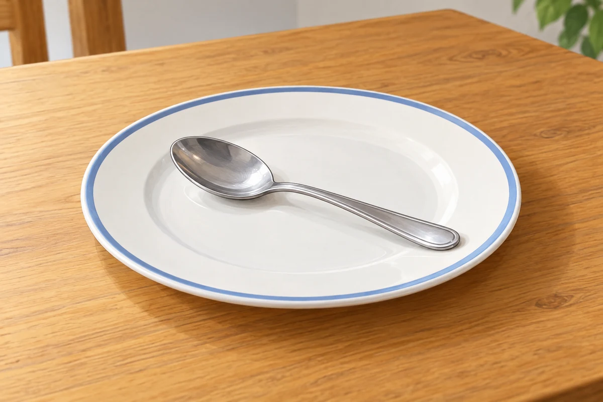 spoon on that plate