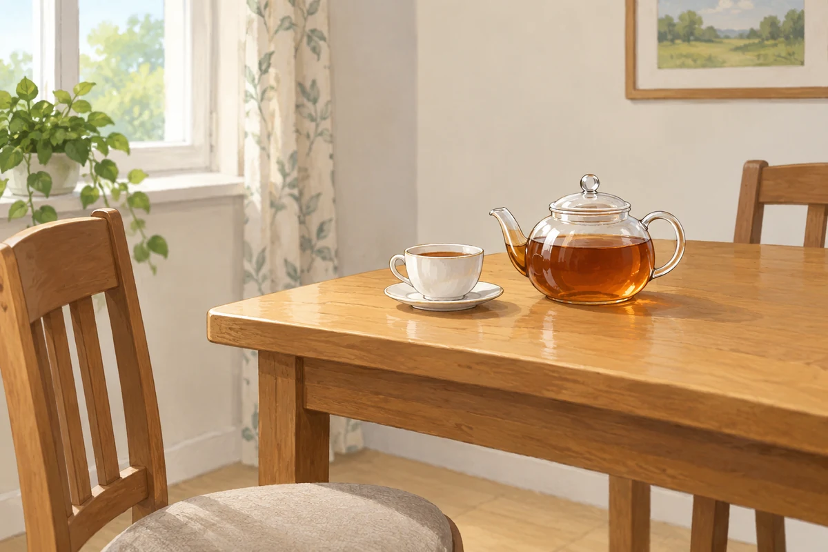 tea on that table