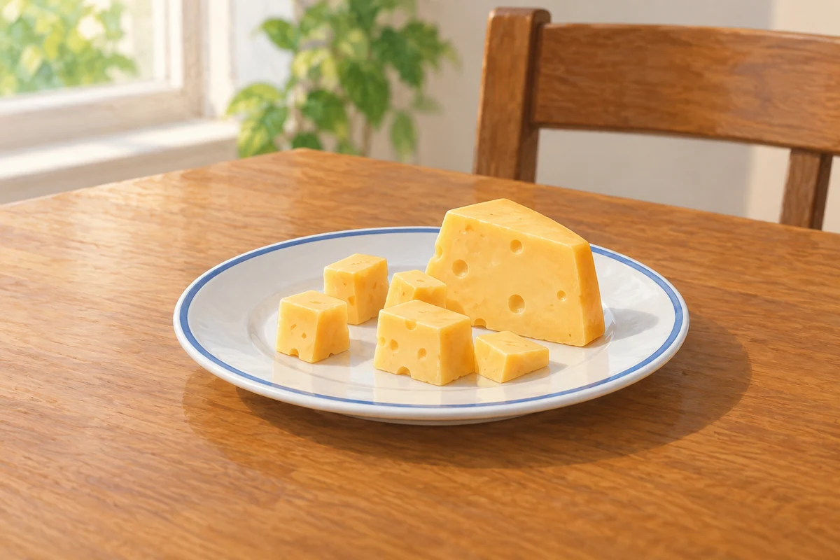 cheese on that plate