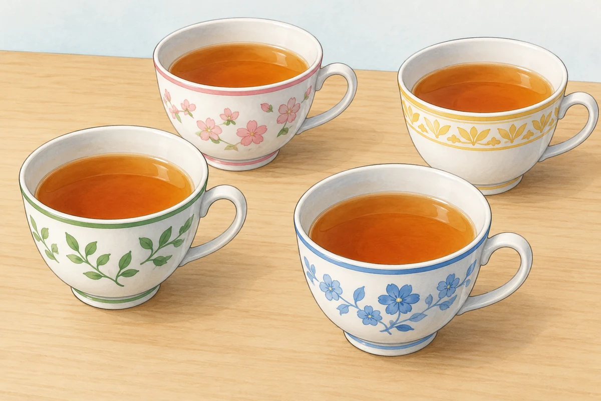 tea in those cups