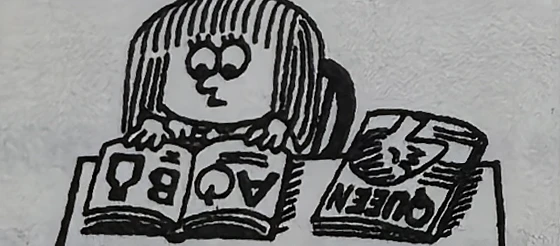 A person can read this book but cannot read that magazine.