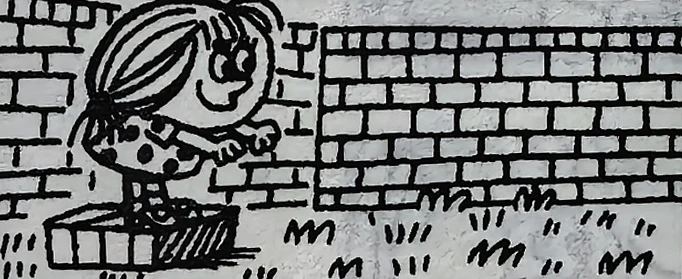 A person can jump off a low box but cannot jump off a high wall.
