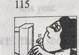 A man types letters at a typewriter.