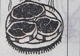 A plate of steaks with steam rising.